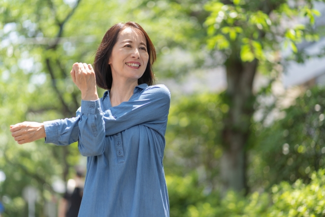 元気な60代女性